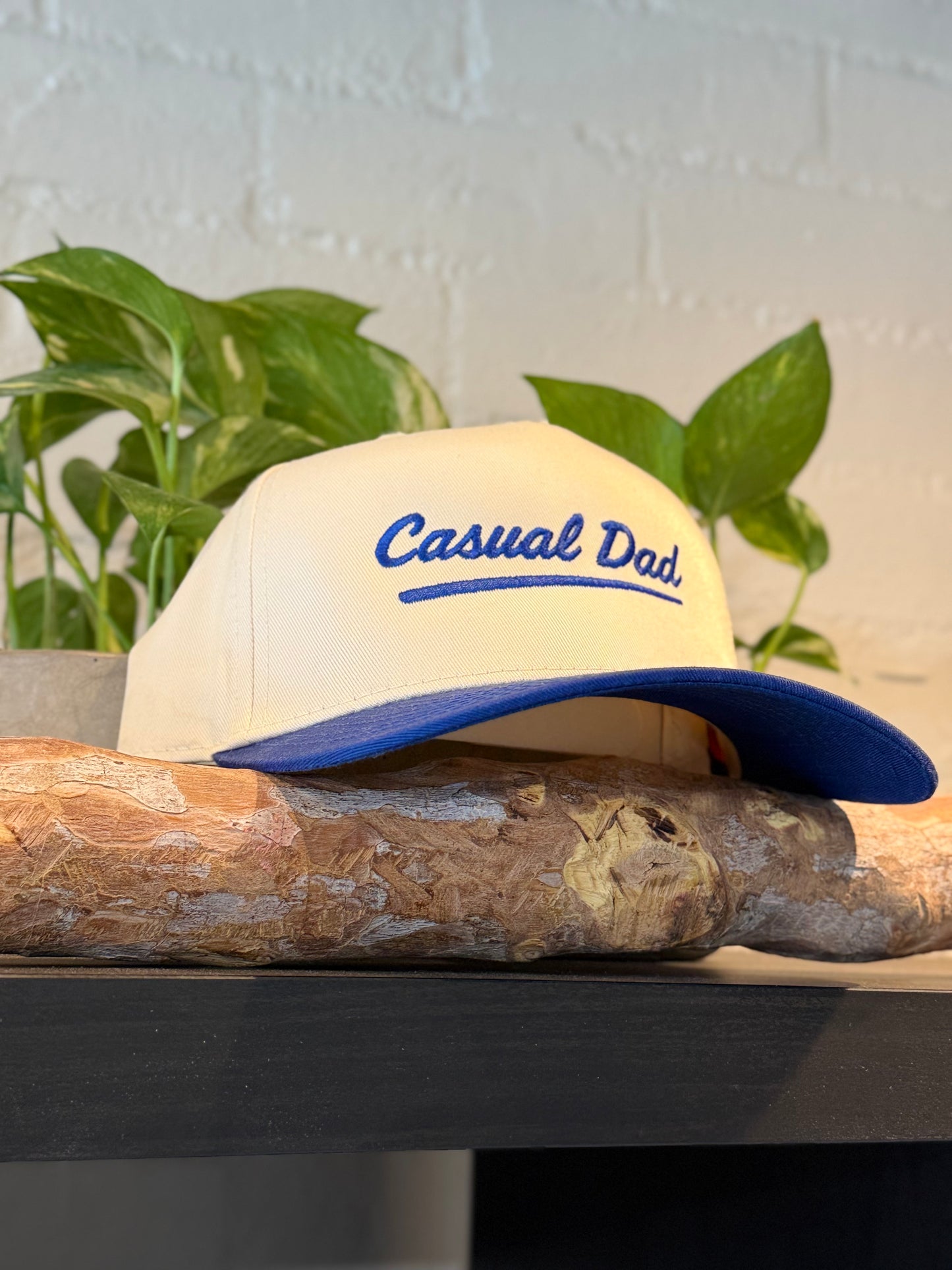 Hat Dad | Beige & Navy