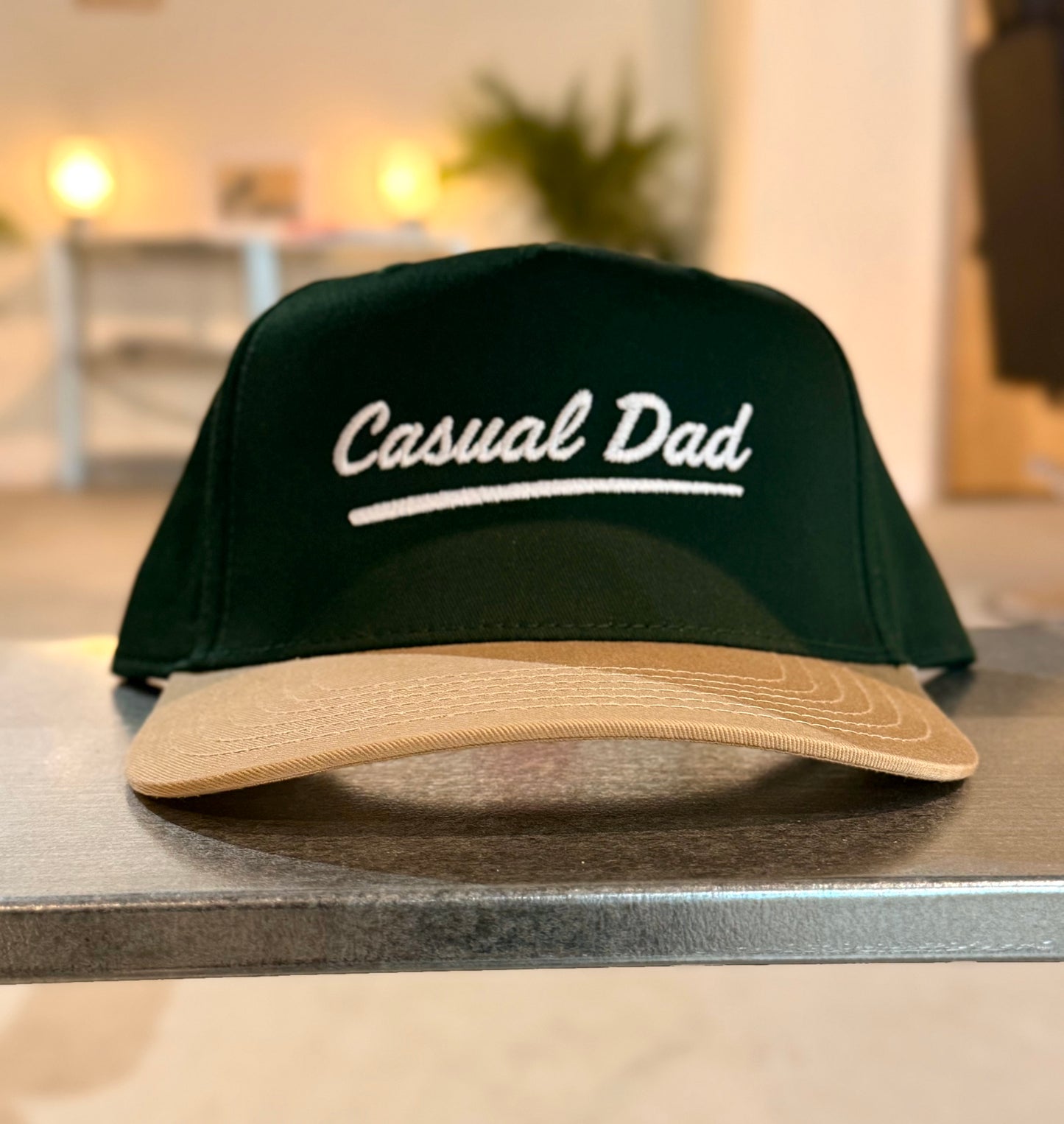 Hat Dad | Green and Khaki