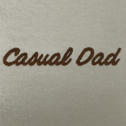 Casual Dad- Bone and brown