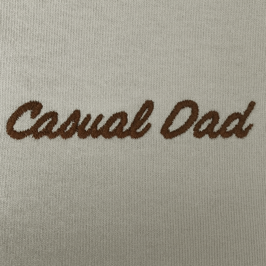 Casual Dad- Bone and brown