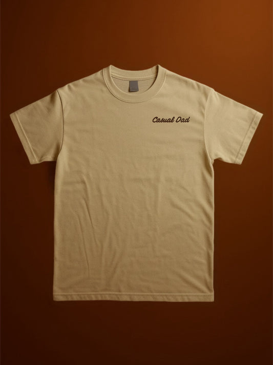 Casual Dad- Bone and brown